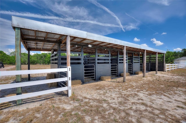 view of stable