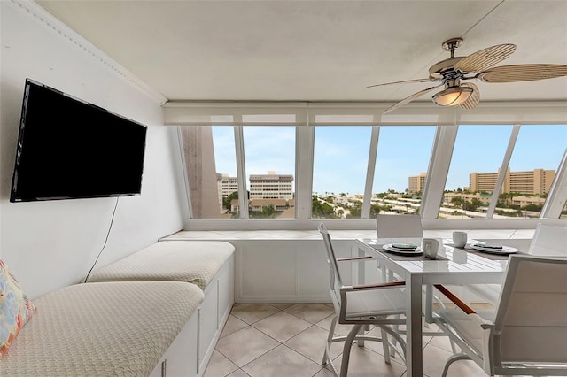 1200 E Peppertree Ln Unit 607, Sarasota, FL 34242 - sunroom / solarium with a city view