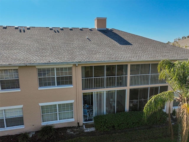 view of back of property