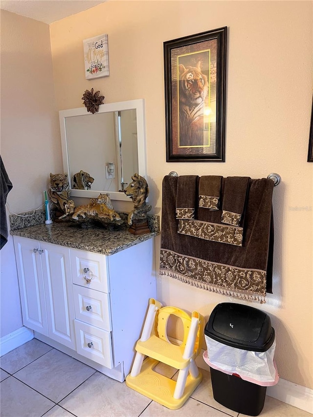 5630 3rd St W, Bradenton, FL 34207 - bathroom featuring tile patterned floors and vanity