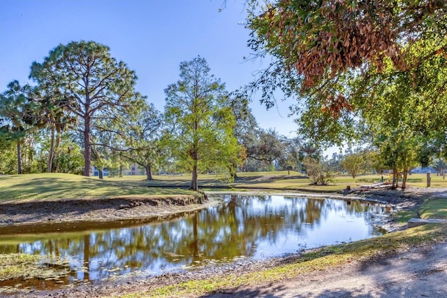 view of water feature