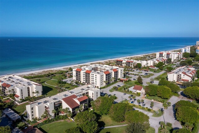 2045 Gulf Of Mexico Dr Unit M1-502, Longboat Key, FL 34228 - aerial view of waterfront with a beach and apartment complex