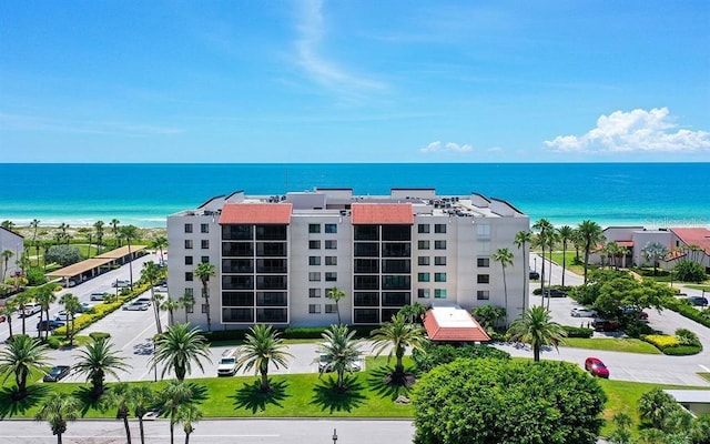2045 Gulf Of Mexico Dr Unit M1-502, Longboat Key, FL 34228 - view of apartment building / complex with a water view