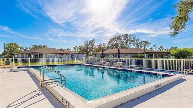 view of pool