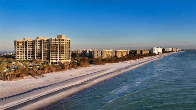 water view featuring a view of the beach