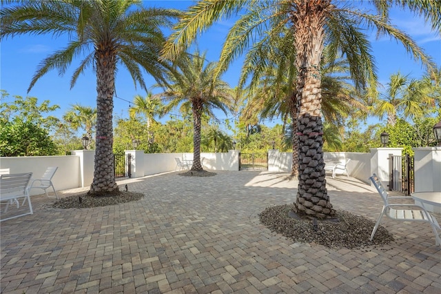 view of patio