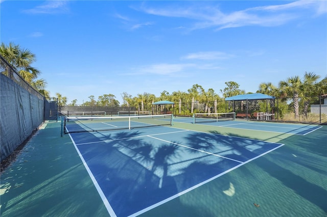 view of sport court featuring basketball court