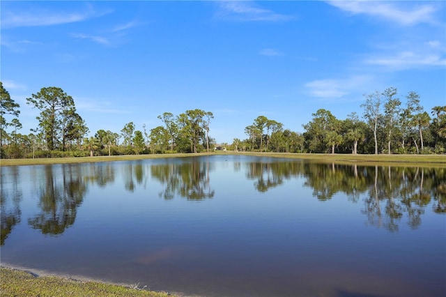 property view of water