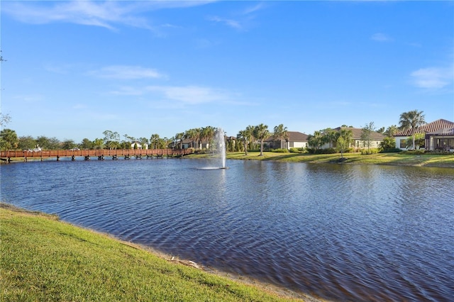 property view of water