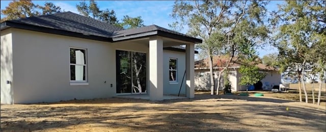 view of rear view of property