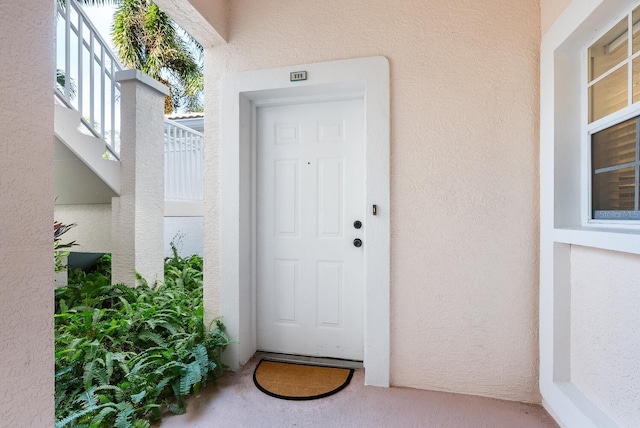 view of property entrance