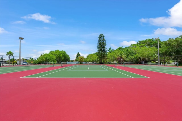 view of sport court featuring basketball court