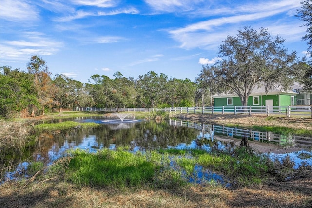 property view of water