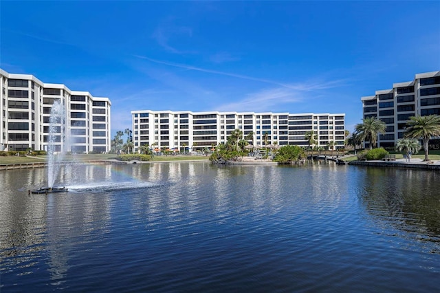 view of water feature