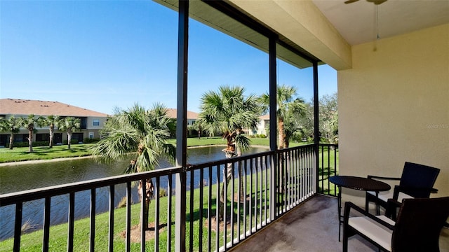 4046 Overture Cir Unit 4046, Bradenton, FL 34209 - balcony featuring a water view