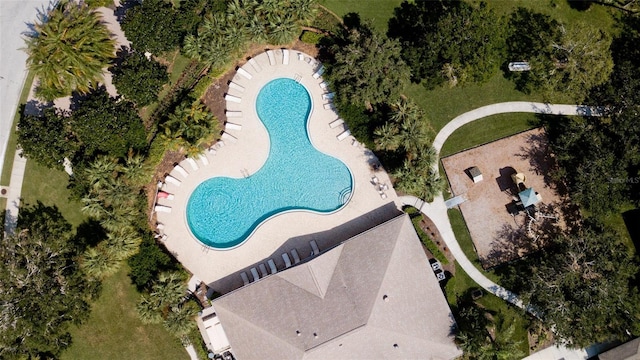 4046 Overture Cir Unit 4046, Bradenton, FL 34209 - bird's eye view of a pool