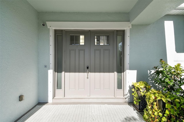 view of entrance to property