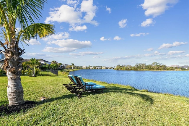 property view of water