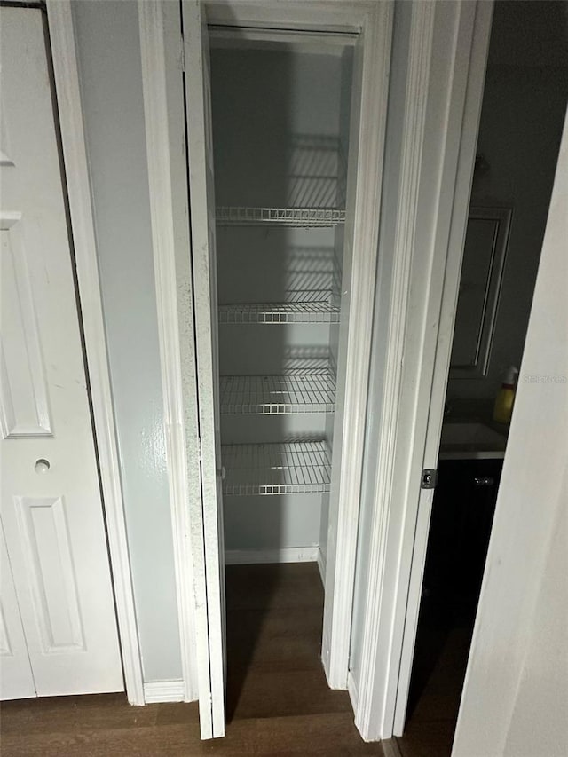 view of closet