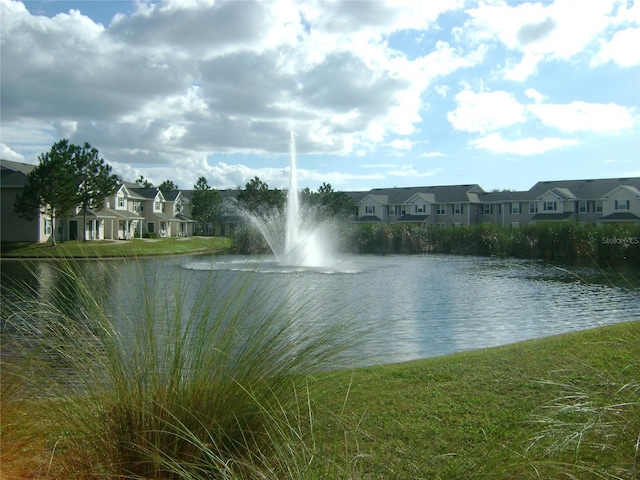 view of water feature