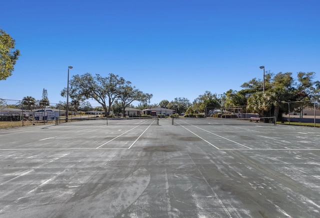 view of sport court