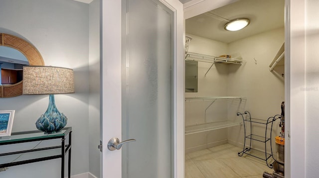 bathroom featuring tile patterned floors