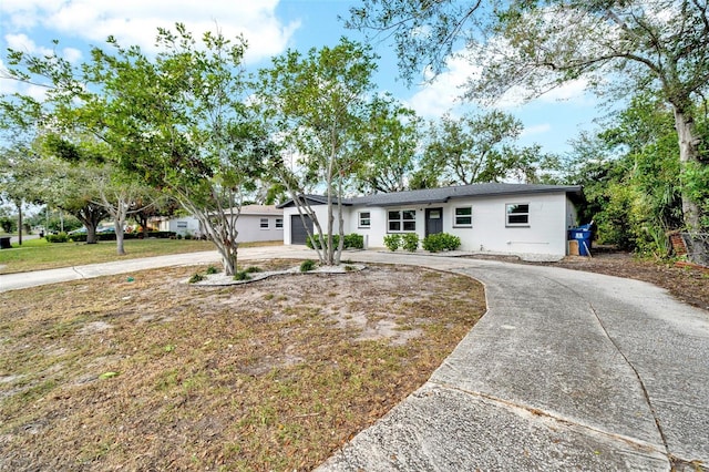 view of ranch-style home