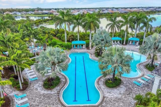 11265 Mc Dermott Ct, Englewood, FL 34223 - community pool with a water view