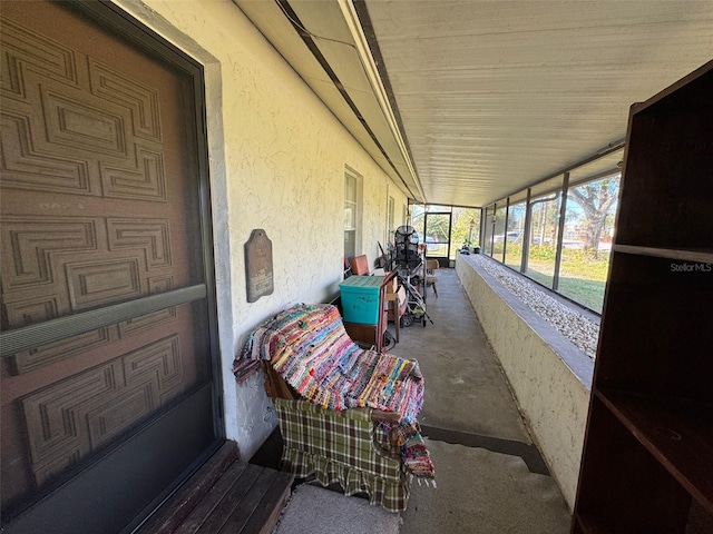 view of patio featuring covered porch