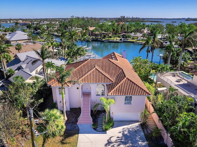 508 Siesta Dr, Sarasota, FL 34242 - aerial view of residential area featuring a large body of water