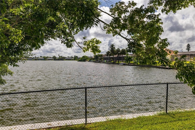 view of water feature