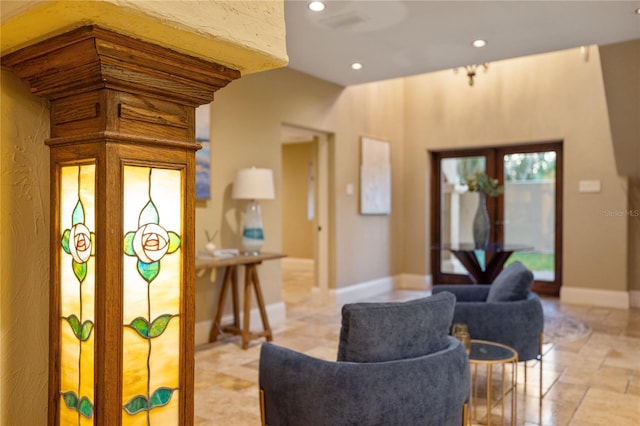 8855 Midnight Pass Rd, Sarasota, FL 34242 - entryway with recessed lighting and healthy amount of natural light