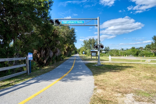 view of road