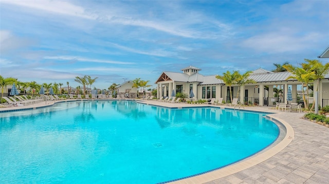 17744 Savory Mist Cir, Bradenton, FL 34211 - pool with a patio and fence