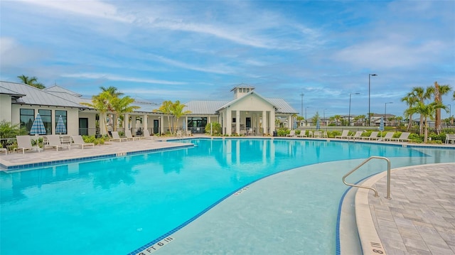 17744 Savory Mist Cir, Bradenton, FL 34211 - pool with a patio area and fence