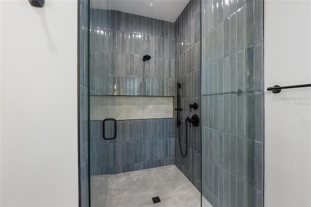 bathroom with walk in shower