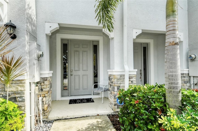 view of entrance to property