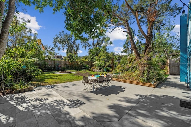 view of patio