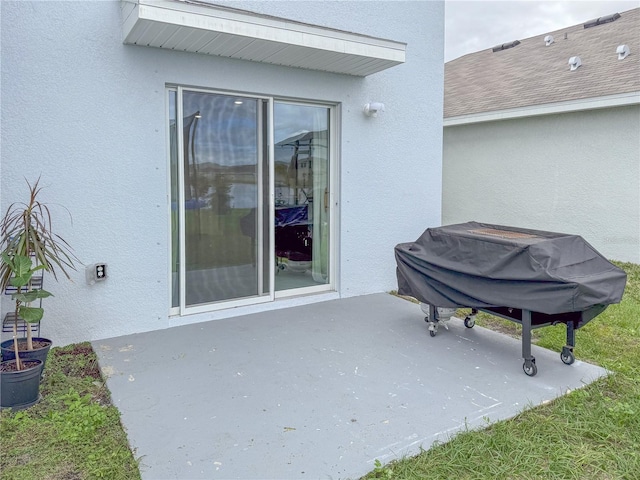 view of patio / terrace with area for grilling