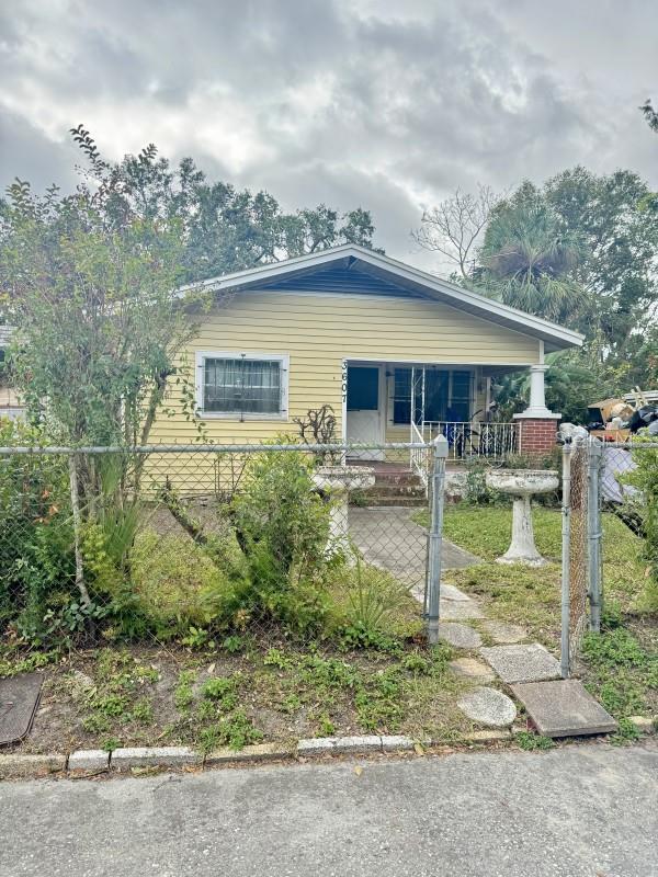 view of front of home with a porch