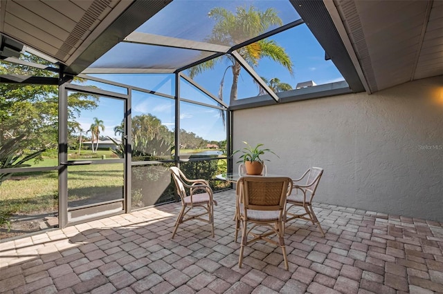 sunroom with a wealth of natural light