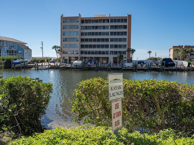 property view of water