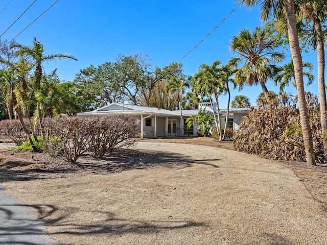 view of rear view of property