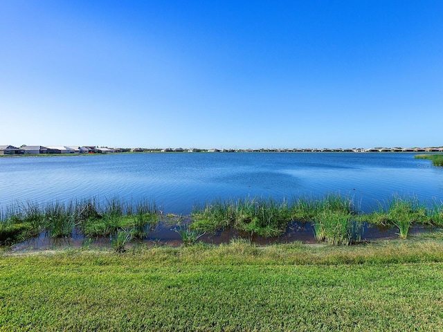 view of water feature