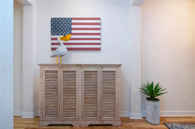 room details with wood-type flooring