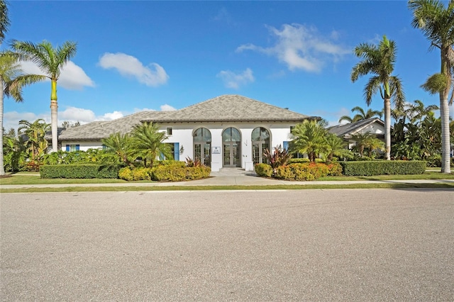 13126 Indigo Way, Bradenton, FL 34211 - view of front facade with french doors and stucco siding