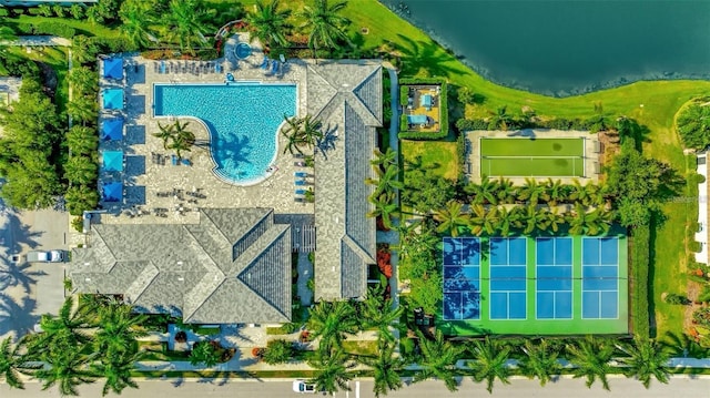 13126 Indigo Way, Bradenton, FL 34211 - aerial view of a pool