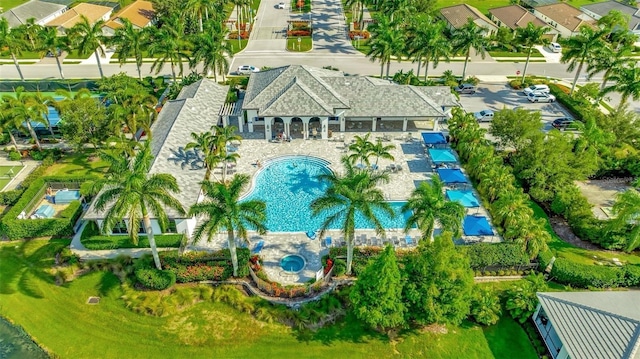 13126 Indigo Way, Bradenton, FL 34211 - bird's eye view of a pool