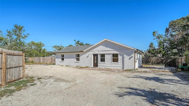 view of front of home