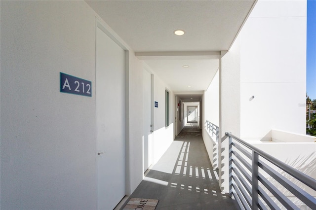 view of hallway